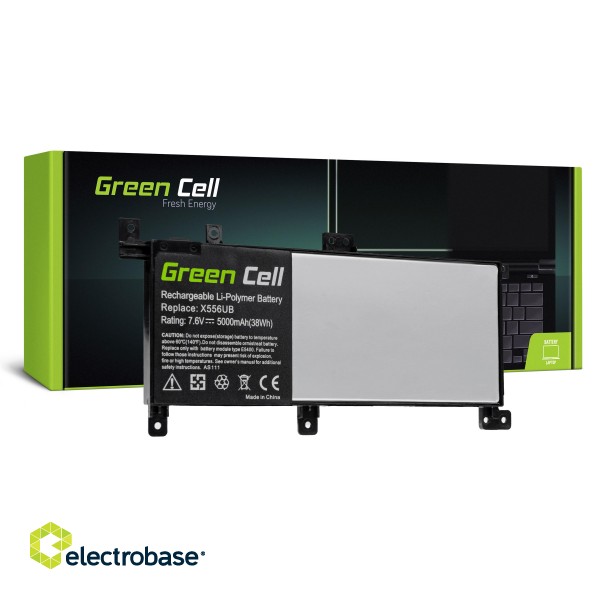 Green Cell Battery C21N1509 for Asus X556U X556UA X556UB X556UF X556UJ X556UQ X556UR X556UV image 1