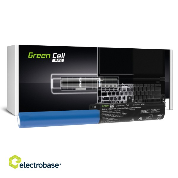 Green Cell Battery PRO A31N1601 for Asus R541N R541NA R541S R541U R541UA R541UJ Vivobook Max F541N F541U X541N X541NA X541S фото 1