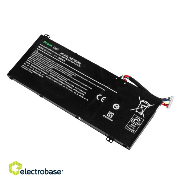 Green Cell Battery AC14A8L AC15B7L for Acer Aspire Nitro V15 VN7-571G VN7-572G VN7-591G VN7-592G i V17 VN7-791G VN7-792G image 3