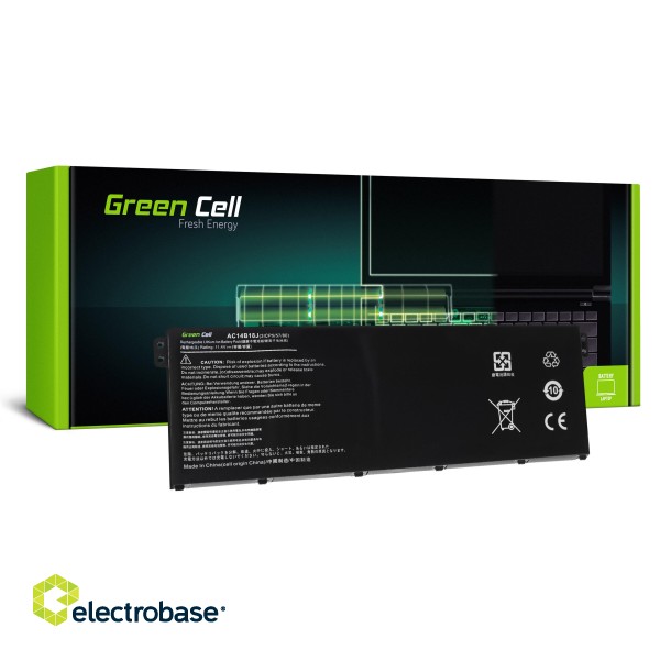 Green Cell Battery AC14B13J AC14B18J for Acer Aspire ES1-111M ES1-331 ES1-531 ES1-533 ES1-571 фото 1