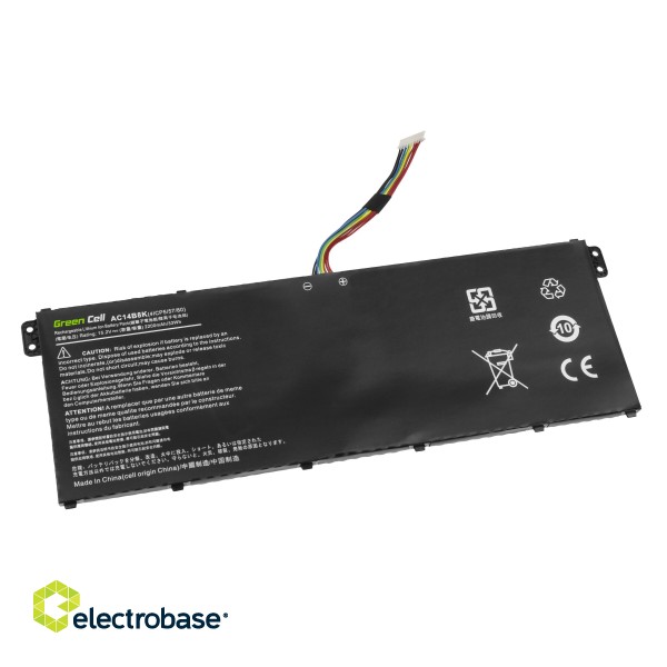 Green Cell Battery AC14B3K AC14B8K for Acer Aspire 5 A515 A517 R15 R5-571T Spin 3 SP315-51 SP513-51 Swift 3 SF314-52 image 5