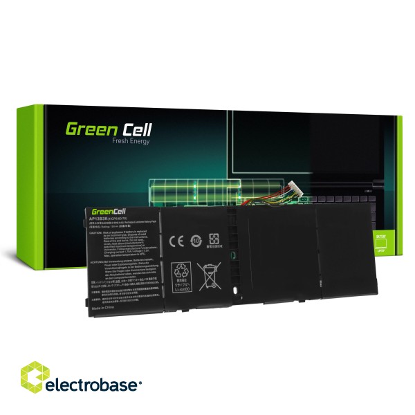 Green Cell Battery AP13B3K for Acer Aspire ES1-511 V5-552 V5-552P V5-572 V5-573 V5-573G V7-581 R7-571 R7-571G image 1