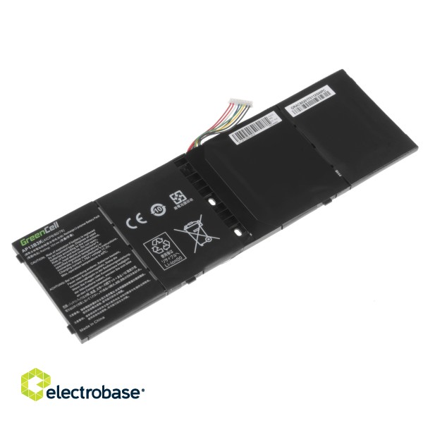 Green Cell Battery AP13B3K for Acer Aspire ES1-511 V5-552 V5-552P V5-572 V5-573 V5-573G V7-581 R7-571 R7-571G paveikslėlis 2