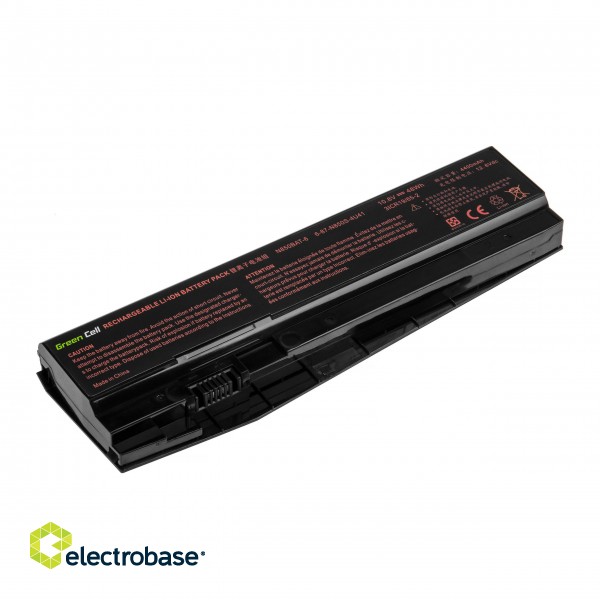 Green Cell Laptop Battery N850BAT-6 for Clevo N850 N855 N857 N870 N871 N875, Hyperbook N85 N85S N87 N87S image 2