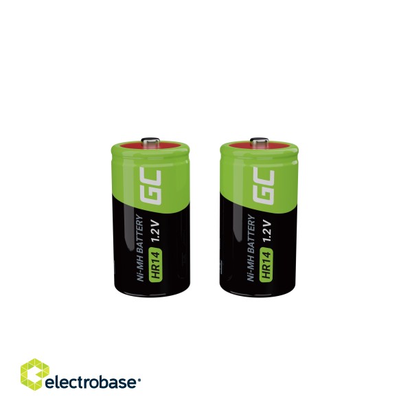 Green Cell Batteries 4x C R14 HR14 Ni-MH 1.2V 4000mAh image 3