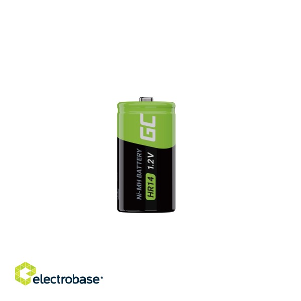 Green Cell Batteries 4x C R14 HR14 Ni-MH 1.2V 4000mAh image 4