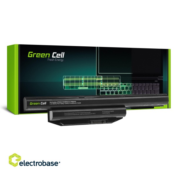 Green Cell Battery for Fujitsu LifeBook A514 A544 A555 AH544 AH564 E547 E554 E733 E734 E743 E744 E746 E753 E754 S904 image 1