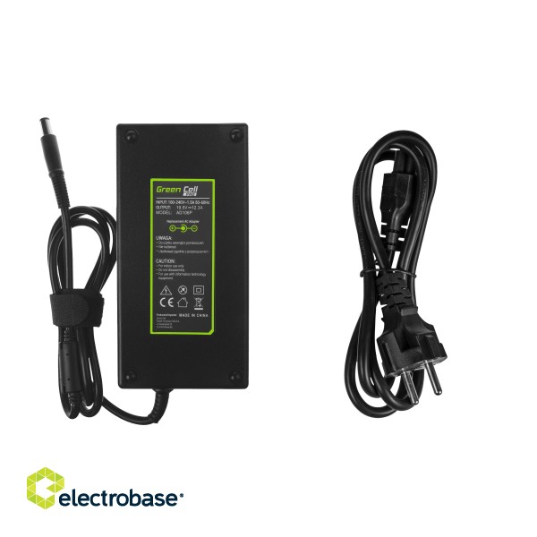 Green Cell PRO Charger / AC Adapter 19.5V 12.3A 240W for Dell Precision 7510 7710 M4700 M4800 M6600 M6700 M6800 Alienware 17 image 3
