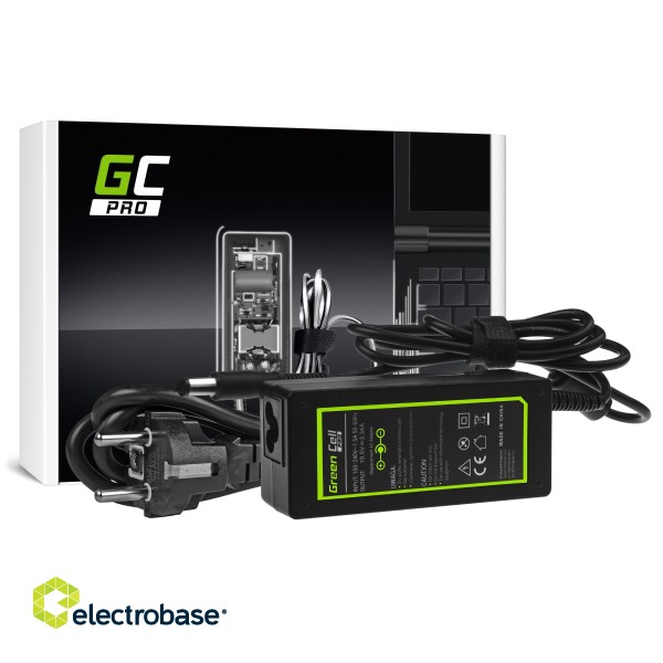 Green Cell PRO Charger / AC Adapter 19.5V 3.34A 65W for Dell Latitude E6330 E6410 E6430 E6530 E7440 Inspiron 15 5558 15R N5110 image 1