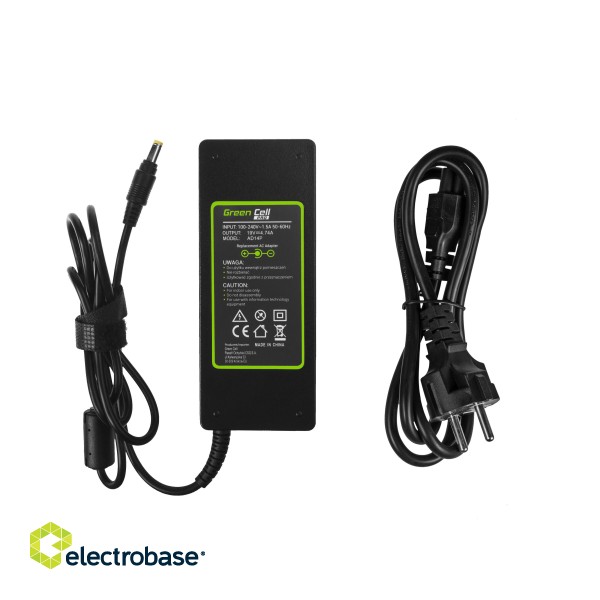 Green Cell PRO Charger AC Adapter for HP Compaq NC6000  NX6100 NX8220 19V 4.74A фото 3