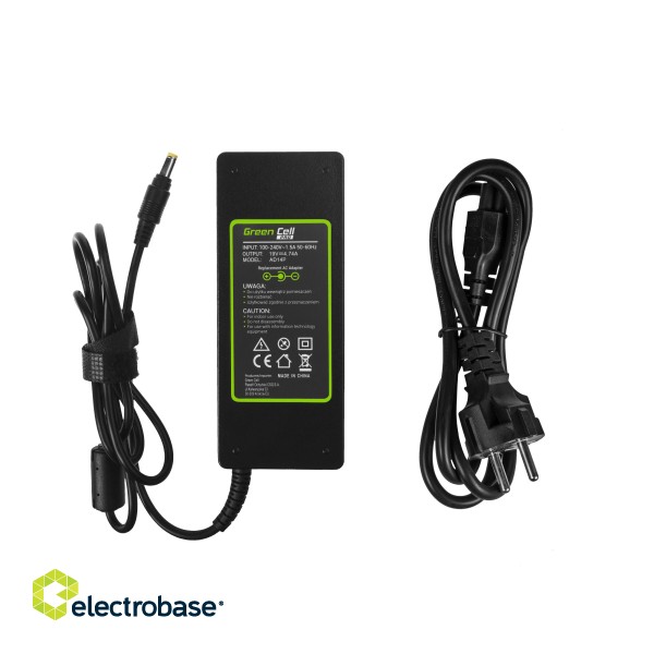 Green Cell PRO Charger AC Adapter for HP Compaq NC6000  NX6100 NX8220 19V 4.74A paveikslėlis 3