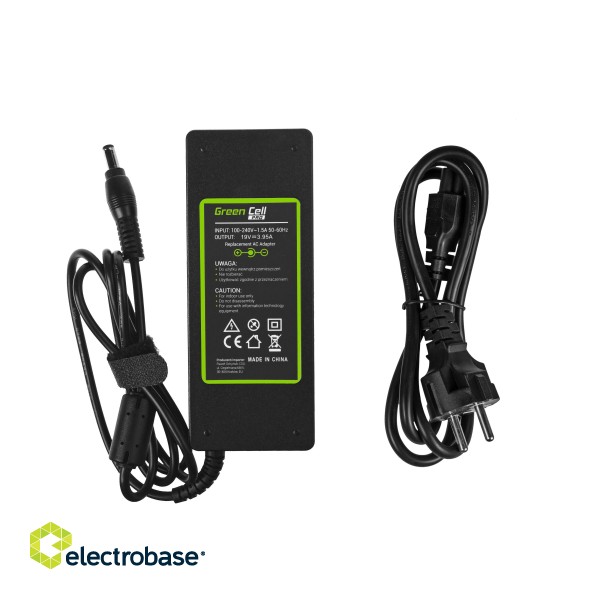 Green Cell PRO Charger / AC Adapter 19V 3.95A 75W for Toshiba Satellite C55 C660 C850 C855 C870 L650 L650D L655 L750 L750D L755 image 3