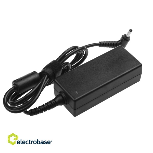 Green Cell PRO Charger / AC Adapter 19V 1.75A 33W for Asus X201E Vivobook F200CA F200MA F201E Q200E S200E X200CA X200M X200MA paveikslėlis 4