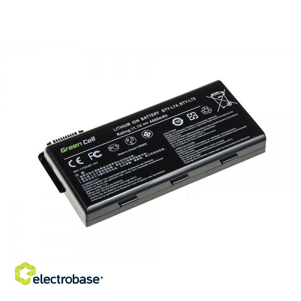 Green Cell Battery BTY-L74 BTY-L75 for MSI CR500 CR600 CR610 CR620 CR630 CR700 CR720 CX500 CX600 CX620 CX700 фото 2