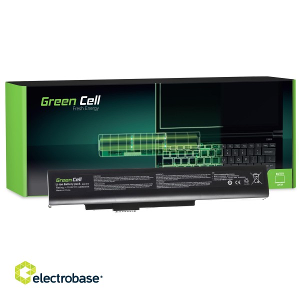 Green Cell Battery A32-A15 for MSI CR640 CX640, Medion Akoya E6221 E7220 E7222 P6634 P6815, Fujitsu LifeBook N532 NH532 image 1