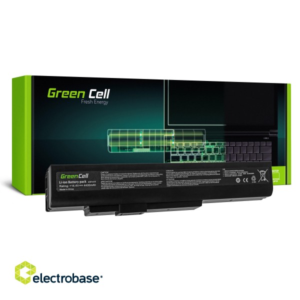 Green Cell Battery A41-A15 A42-A15 for MSI CR640 CX640, Medion Akoya E6221 E7220 E7222 P6634 P6815, Fujitsu LifeBook N532 NH532 фото 1