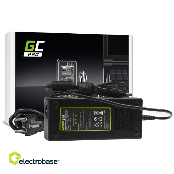 Green Cell PRO Charger / AC Adapter 19V 6.3A 120W for Asus G56 G60 K73 K73S K73SD K73SV F750 X750 MSI GE70 GT780 paveikslėlis 1