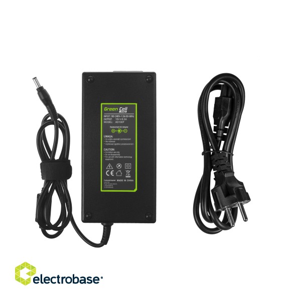 Green Cell PRO Charger / AC Adapter 19V 9.5A 180W for MSI GT60 GT70 GT680 GT683 Asus ROG G75 G75V G75VW G750JM G750JS paveikslėlis 4