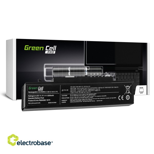 Green Cell Battery PRO AA-PB9NC6B AA-PB9NS6B for Samsung R519 R522 R525 R530 R540 R580 R620 R780 RV510 RV511 NP300E5A NP350V5C фото 1
