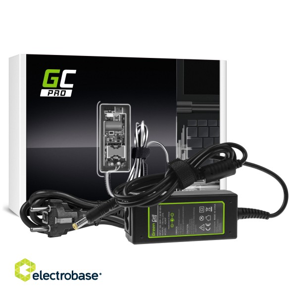 Green Cell PRO Charger / AC Adapter 19V 2.37A 45W for Acer Aspire E5-511 E5-521 E5-573 E5-573G ES1-131 ES1-512 ES1-531 V5-171 image 1