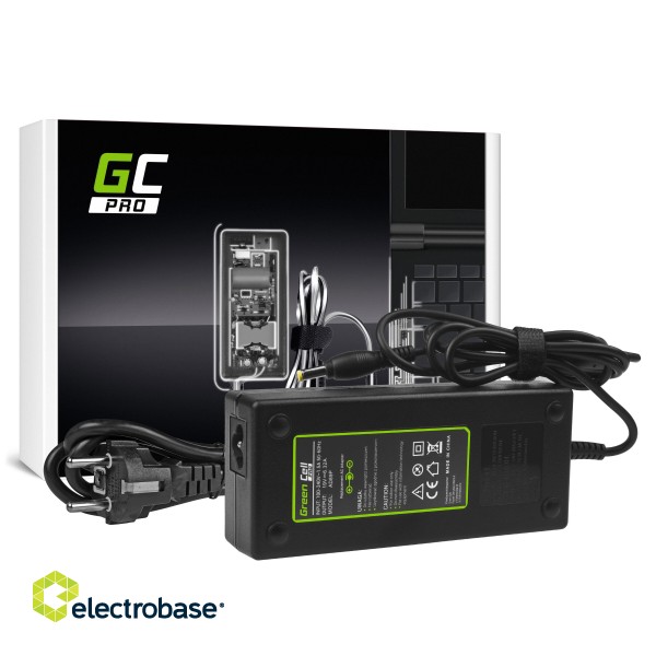 Green Cell PRO Charger / AC Adapter 19V 6.32A 120W for Acer Aspire 7552G 7745G 7750G V3-771G V3-772G paveikslėlis 1