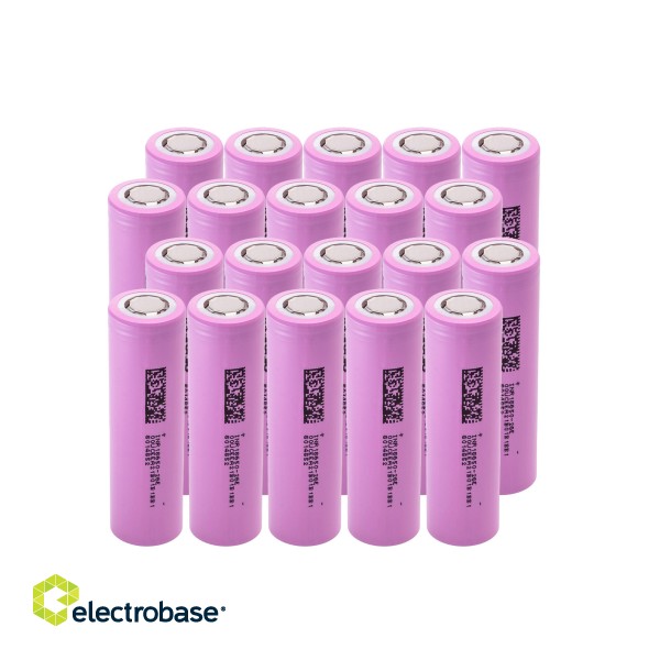 Rechargeable Battery Li-Ion Green Cell ICR18650-26H 2600mAh 3.7V paveikslėlis 1