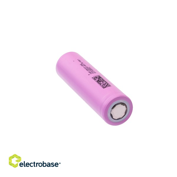 Rechargeable Battery Li-Ion Green Cell ICR18650-26H 2600mAh 3.7V paveikslėlis 3