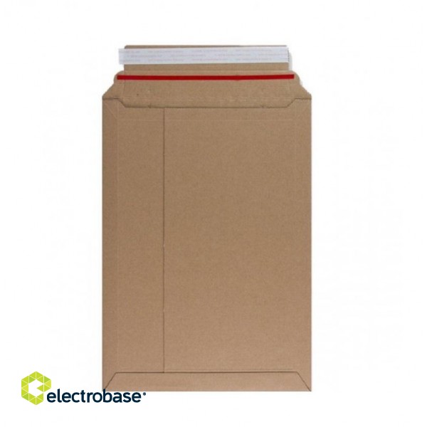 Картонный конверт, 352мм x 520мм, A3, коричневый фото 1
