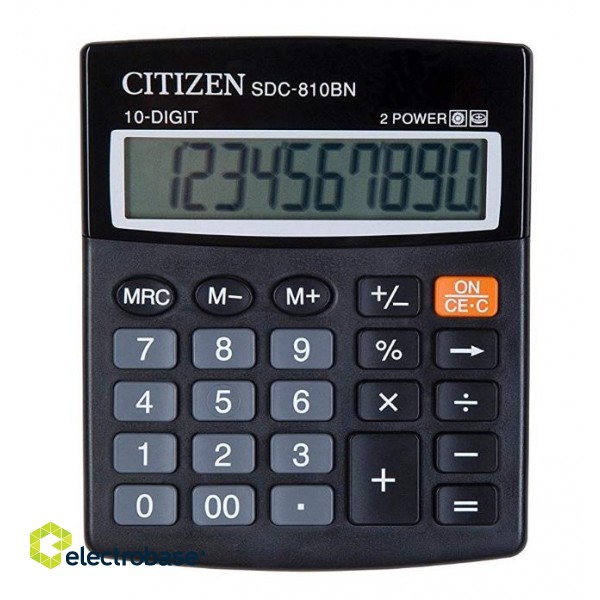 Kalkulators CITIZEN SDC-810BN, 10 zīmes