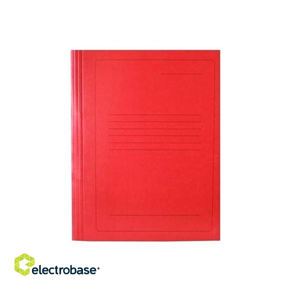Папка-скоросшиватель Smiltainis, из картона, A4, красная фото 1