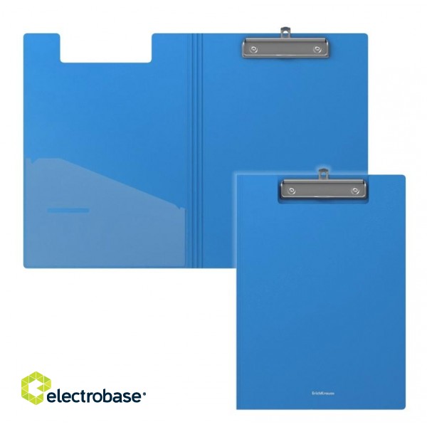 Папка планшет с крышкой ErichKrause Classik, A4, PP, синий