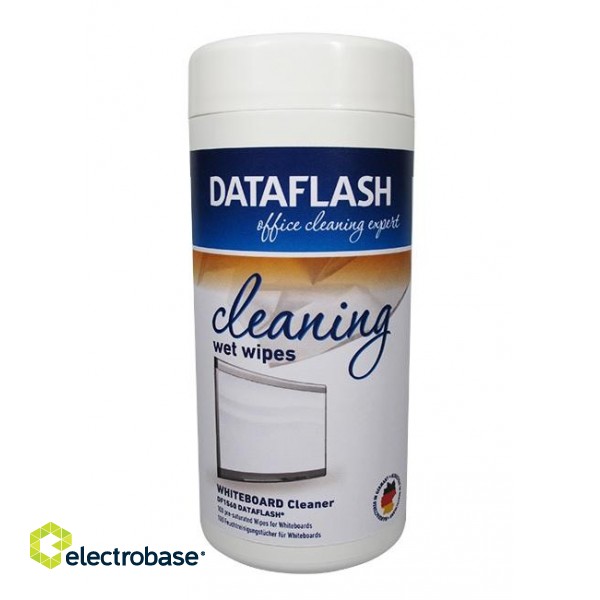 Tīrīšanas salvetes tāfēlei Data Flash, 100 gab.