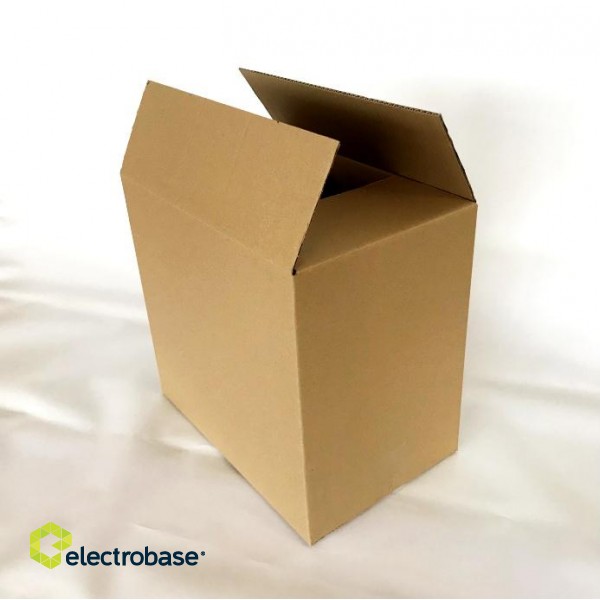 Картонная коробка для пакоматов, размер 1/2 L, 380 х 250 х 360 мм, коричневая фото 3