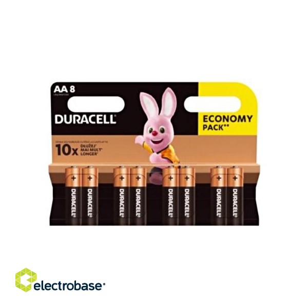 Батарейки Duracell AA LR6, 1.5V, 8 шт.