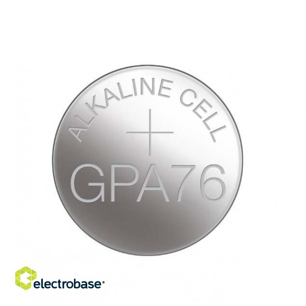Baterijas GP LR44/AG13/A76, Alkaline, 1.5V, 1 gab. paveikslėlis 2