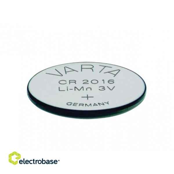 Baterijas VARTA CR2016/DL2016, Lithium, 3V, 1 gab. paveikslėlis 2