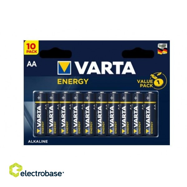 Baterijas VARTA ENERGY AAA/LR03, Alkaline, 1.5V, 10 gab.