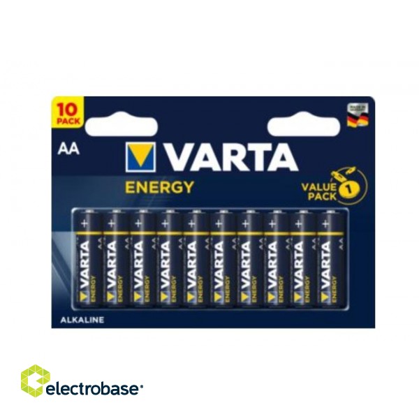 Baterijas VARTA ENERGY AA/LR6, Alkaline, 1.5V, 10 gab.