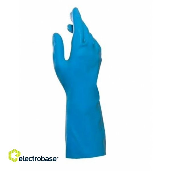 Резиновые перчатки MAPA SuperFood 165, синие, 9 размер, 1 пара