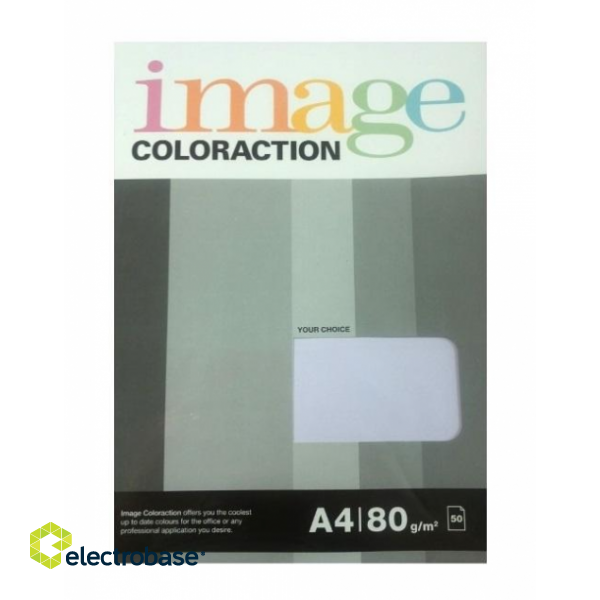 Krāsains papīrs Image Coloraction Tundra, A4, 80g/m2, 50 loksnes, ceriņkrāsā (Mid Lilac)