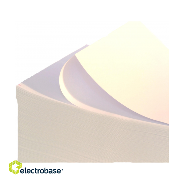 Papīra lente adatu printeriem 210mm, bez  perforācijas, balta, 2000 lpp., ar caurumiem