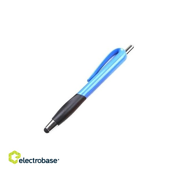 Ручка шариковая со стилусом ZES-D6022, синяя фото 1
