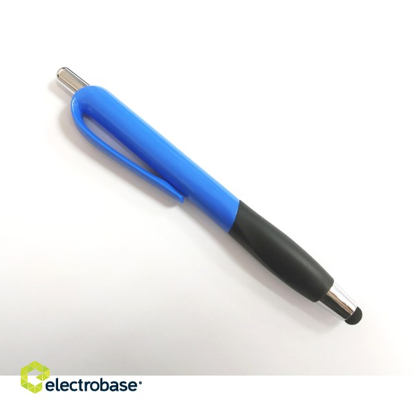 Lodīšu pildspalva ar stilusu ZES-D6022, zila paveikslėlis 3