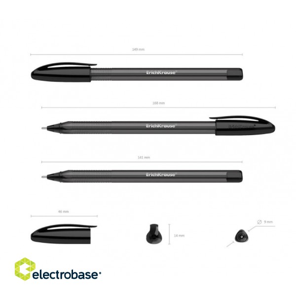 Lodīšu pildspalva ErichKrause U-108 Original Stick, 1mm, melna image 2