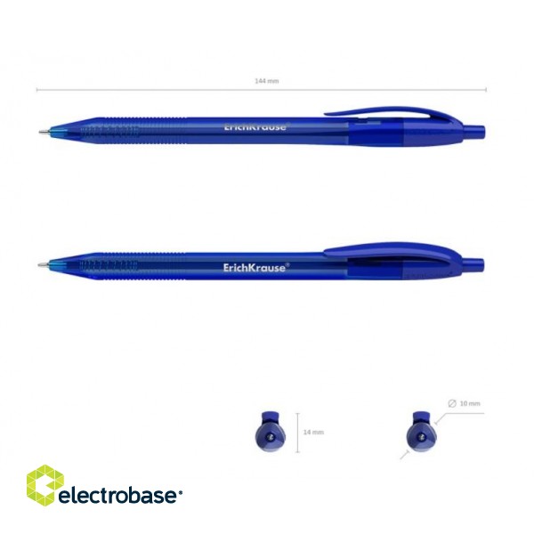 Lodīšu pildspalva ErichKrause U-208 Original Matic, 1mm, automātiska, zila image 2