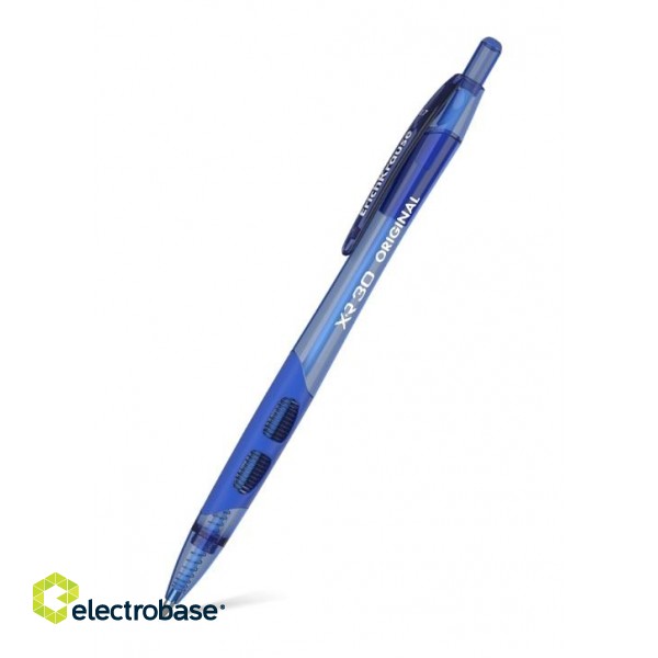 Шариковая ручка ErichKrause XR30 Original, 0.7мм, автоматическая, синяя фото 1