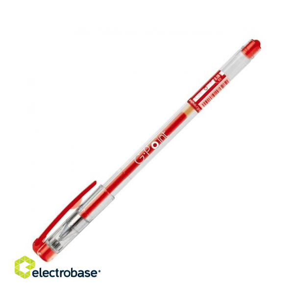 Гелевая ручка ErichKrause G-POINT, 0.38 мм, красная