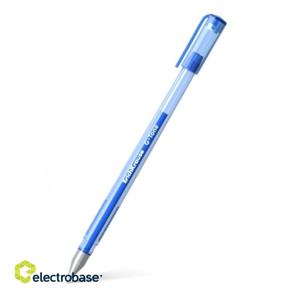 Gēla pildspalva ErichKrause G-TONE, 0.5mm, zila paveikslėlis 1