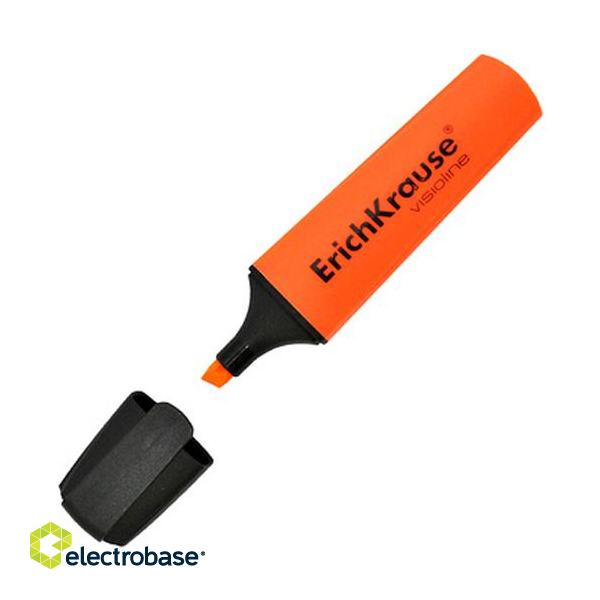 Текстовой маркер ErichKrause VISIOLINE V12, 0.6-5.2мм, оранжевый