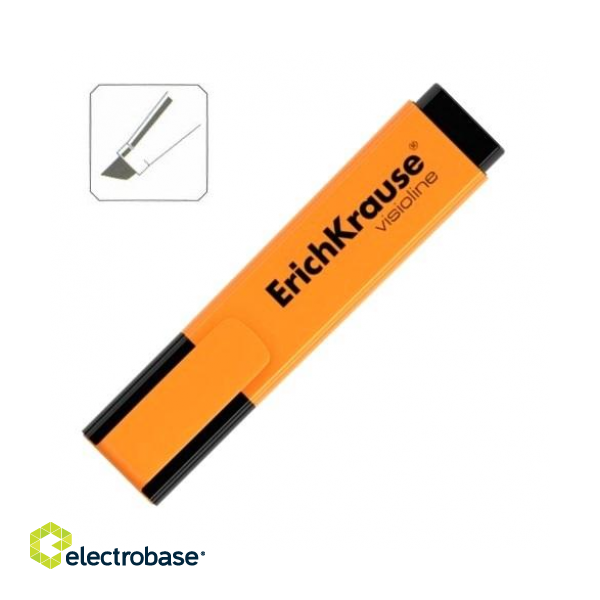 Текстовой маркер ErichKrause VISIOLINE V20, 0.6-5.2мм, оранжевый